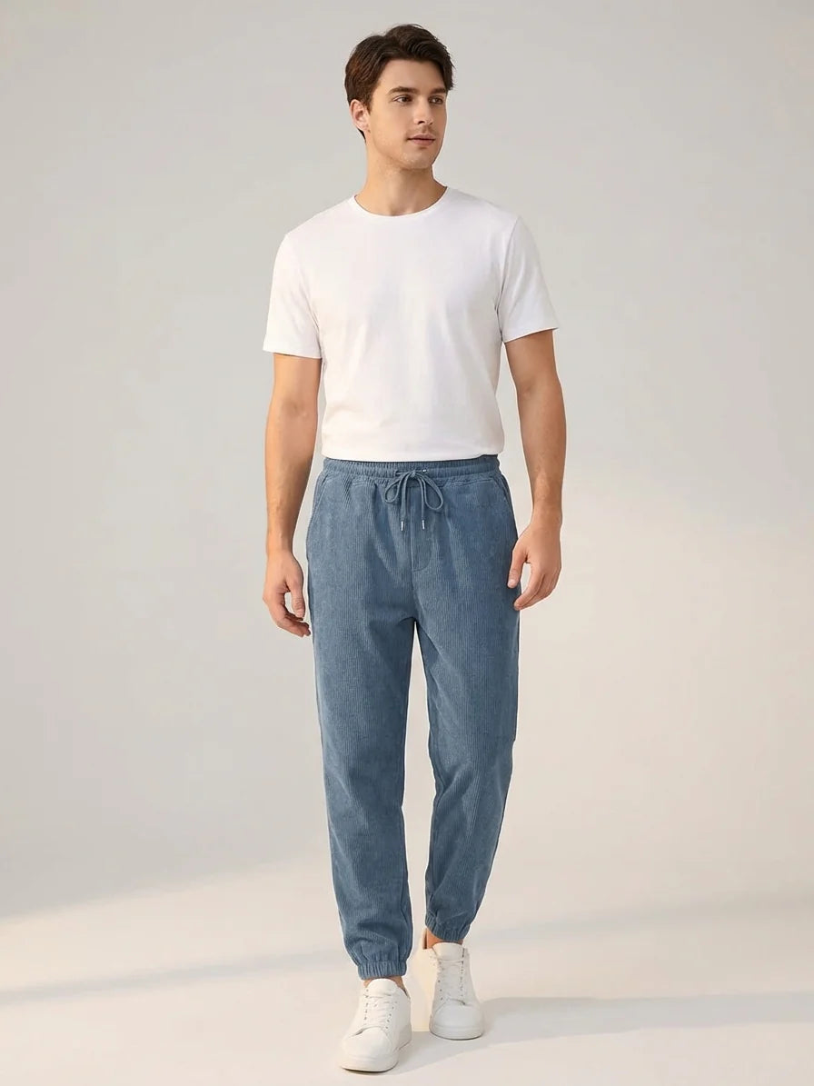 Men's Casual Corduroy Cargo Shorts - Summer Outdoor