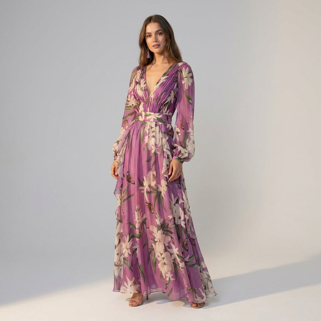 Faye | Women's Floral Maxi Dress
