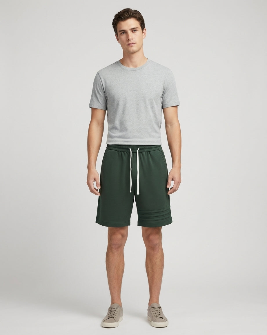 Men's Casual Stripe Cotton Shorts - Summer Comfort