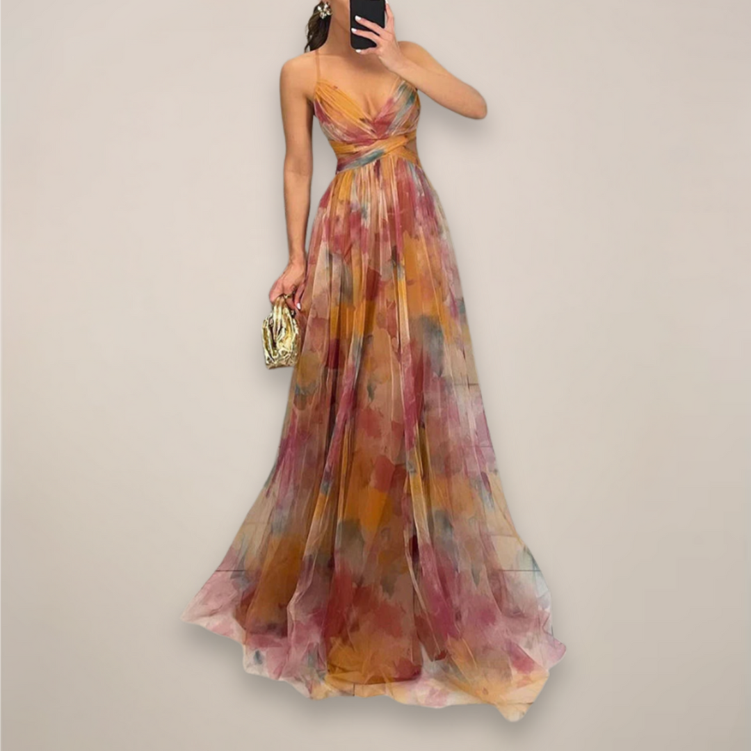 Lena | Women's Floral Maxi Dress