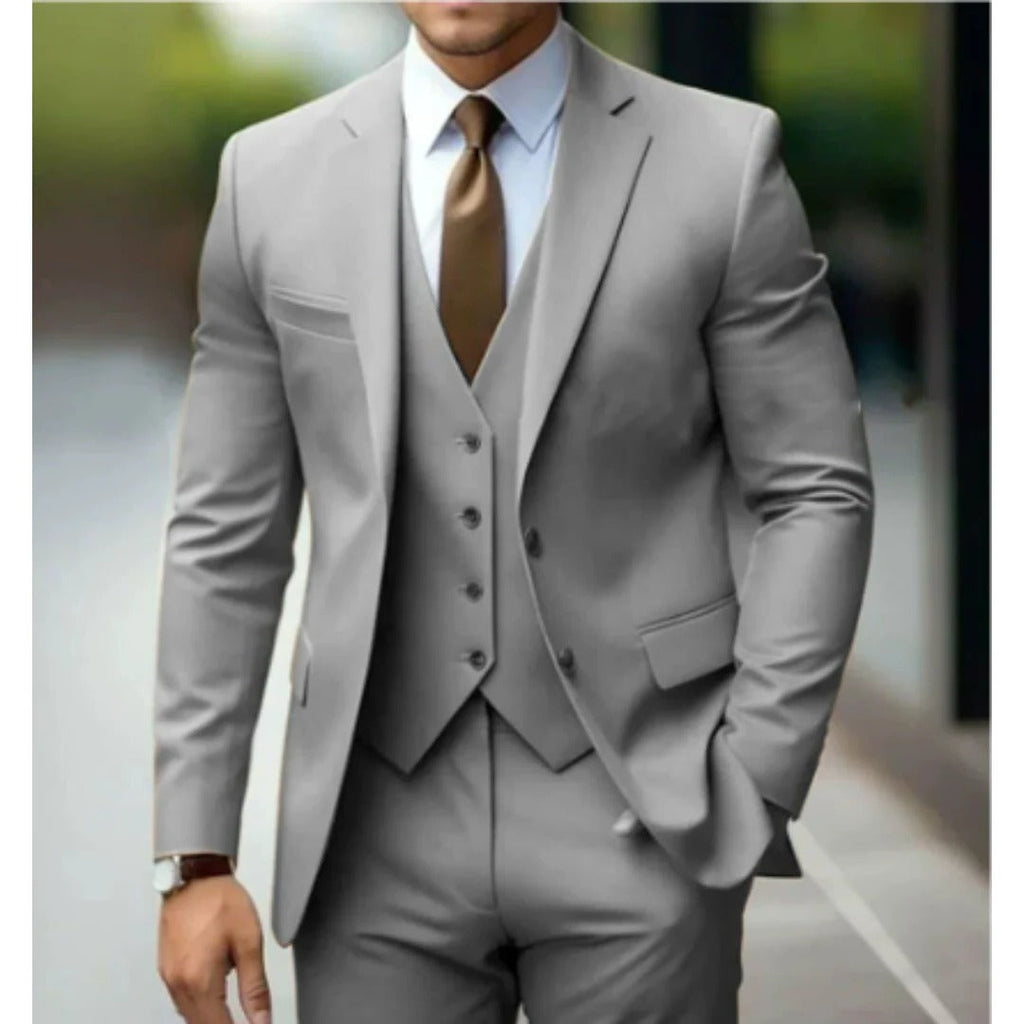 Men's Three-Piece Suit Set