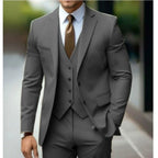 Men's Three-Piece Suit Set