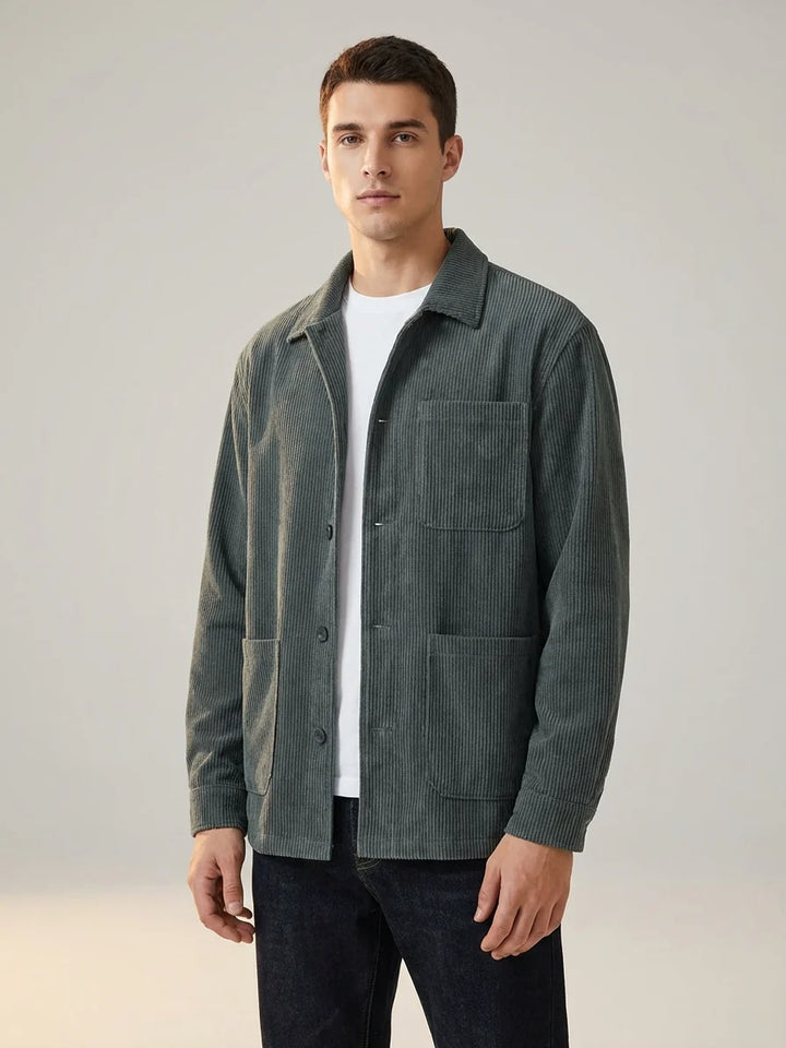 Men's Casual Corduroy Cargo Shorts - Summer Outdoor