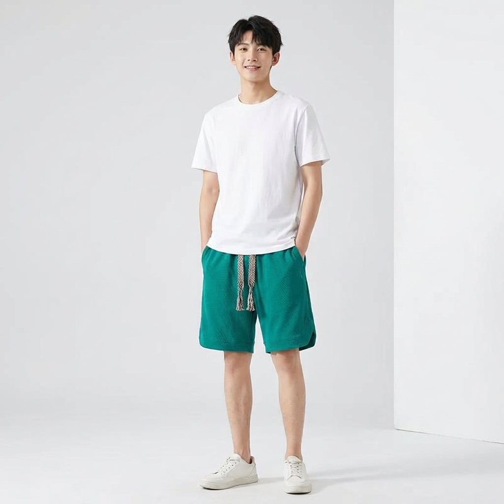 Men's Casual Knit Lounge Shorts - Comfortable Everyday Wear