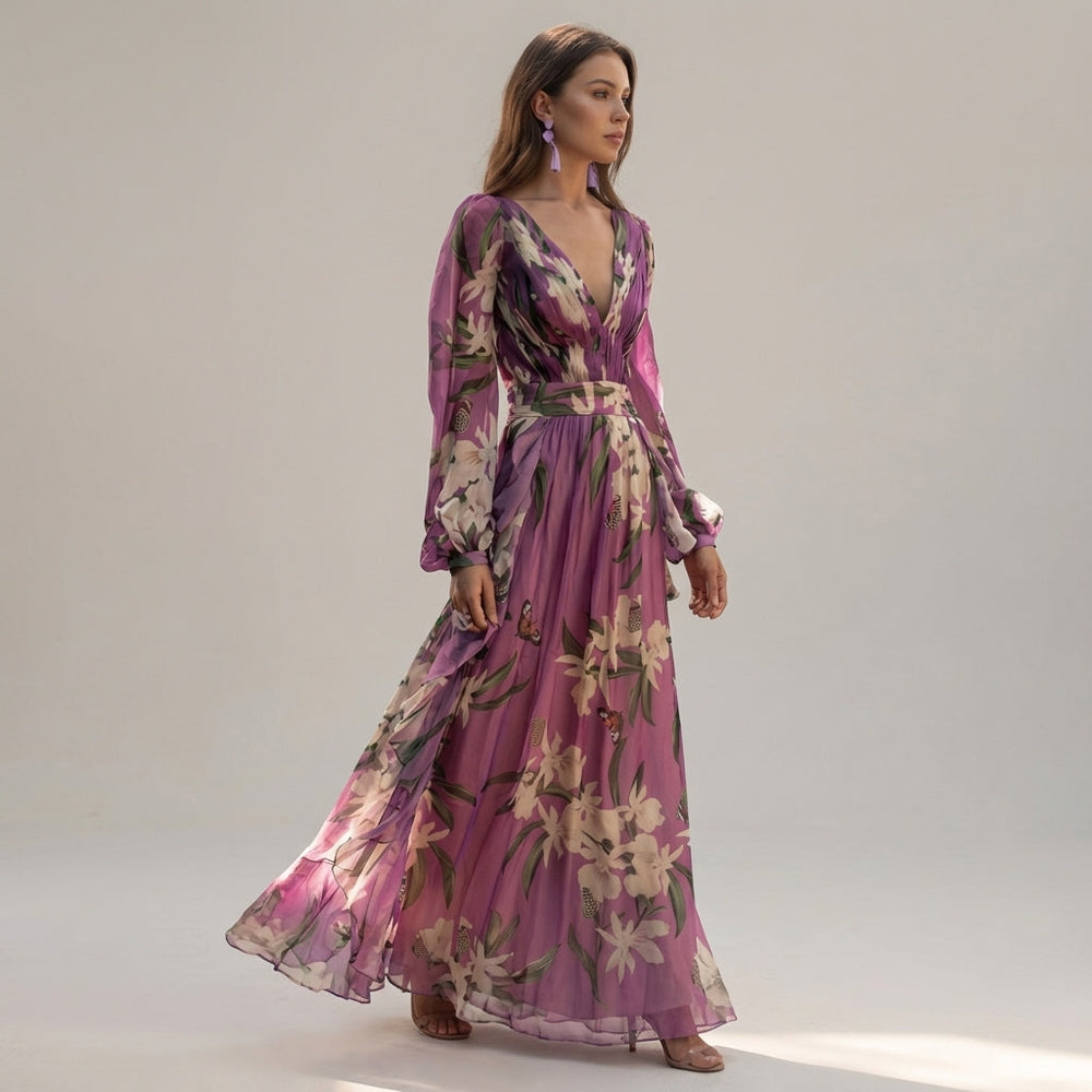 Faye | Women's Floral Maxi Dress