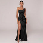 Sofia | Women's Elegant Satin Maxi Dress