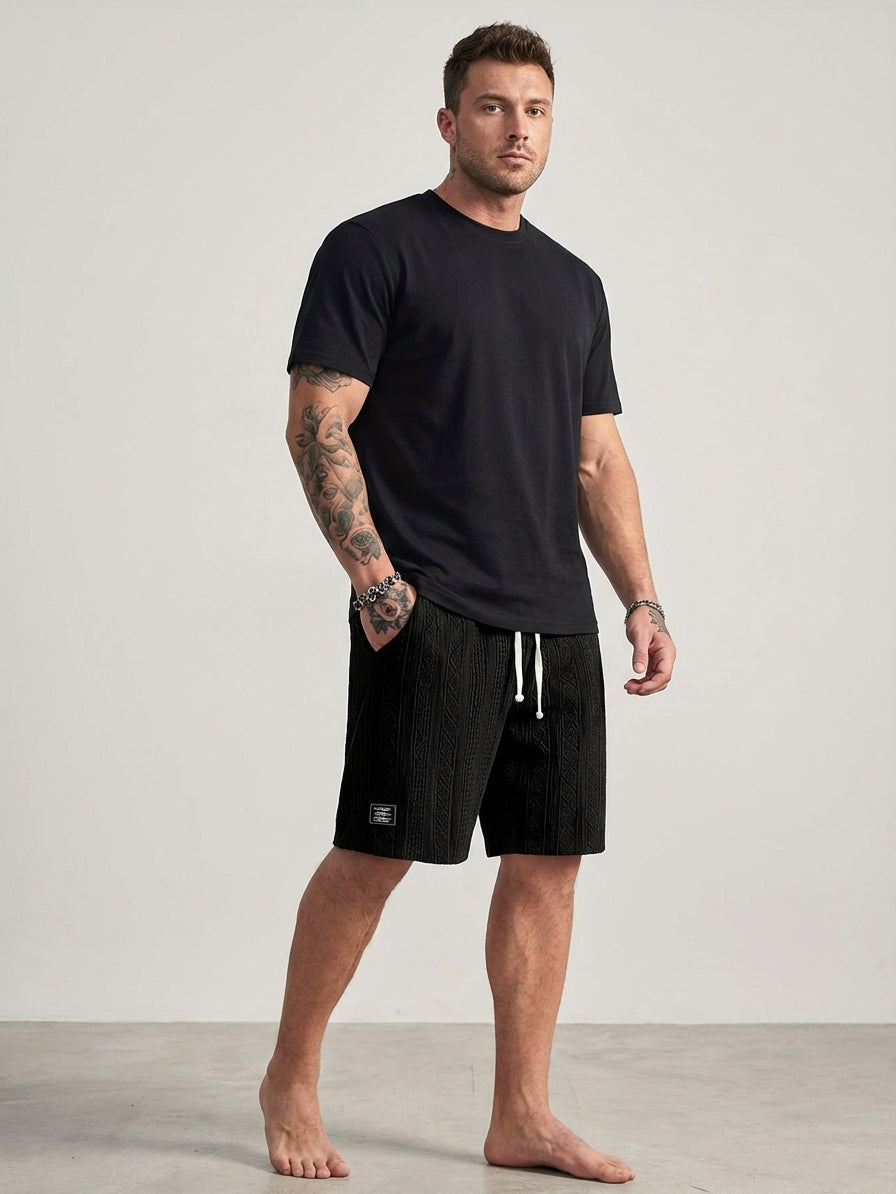 Men's Casual Knit Lounge Shorts - Comfortable Everyday Wear