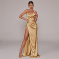 Sofia | Women's Elegant Satin Maxi Dress