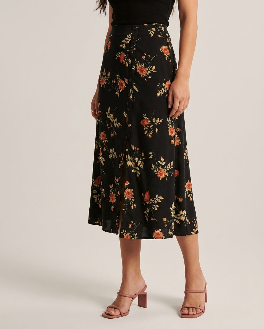 Nora | Women's Floral V Neck Maxi Dress