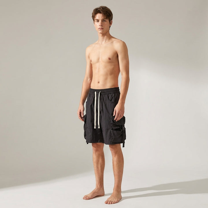 Men's Casual Cotton Cargo Shorts - Summer Outdoor Adventure