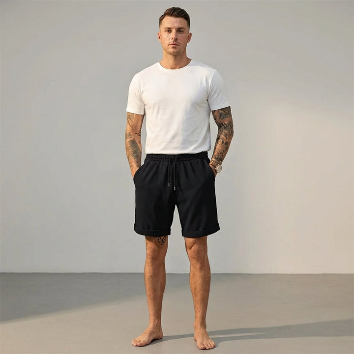 Men's Casual Lightweight Cuffed Shorts - Summer Outdoor