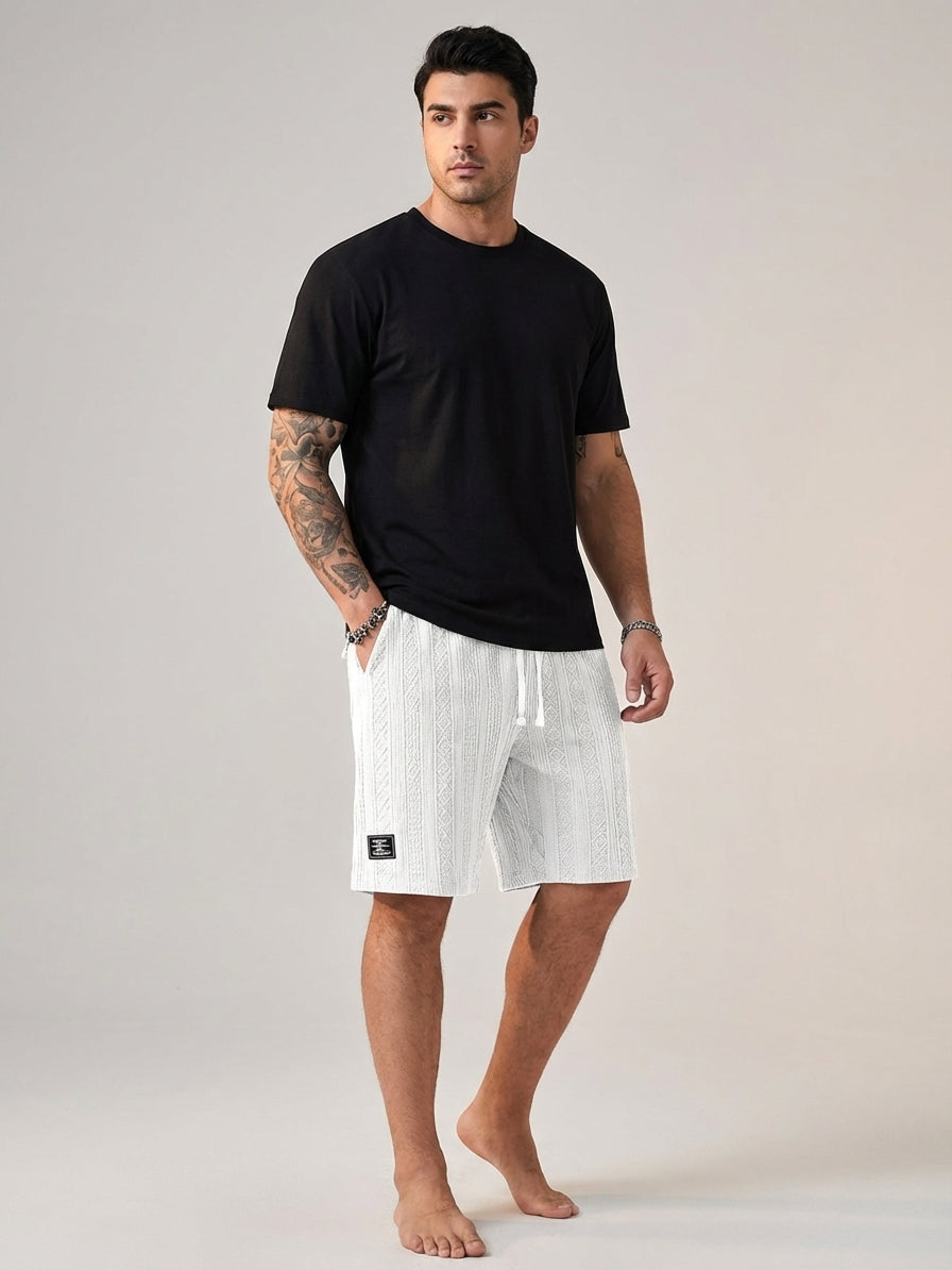 Men's Casual Knit Lounge Shorts - Comfortable Everyday Wear