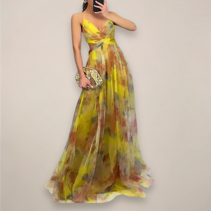 Lena | Women's Floral Maxi Dress