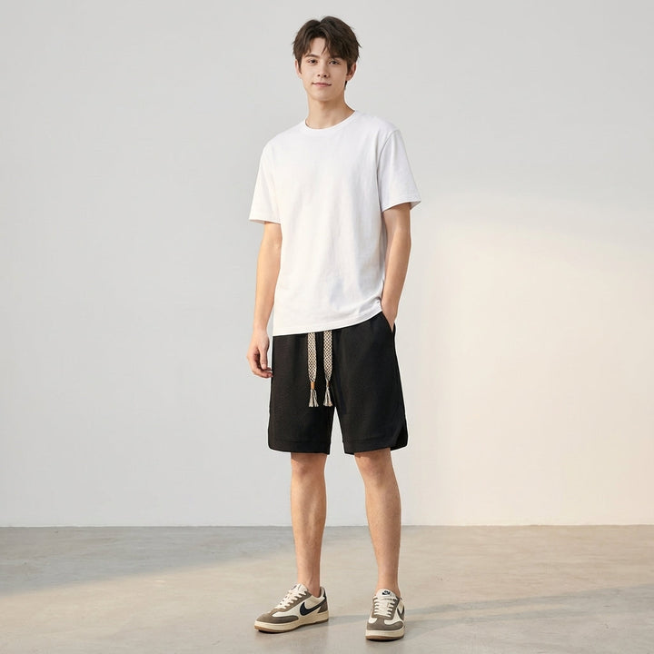 Men's Casual Knit Lounge Shorts - Comfortable Everyday Wear