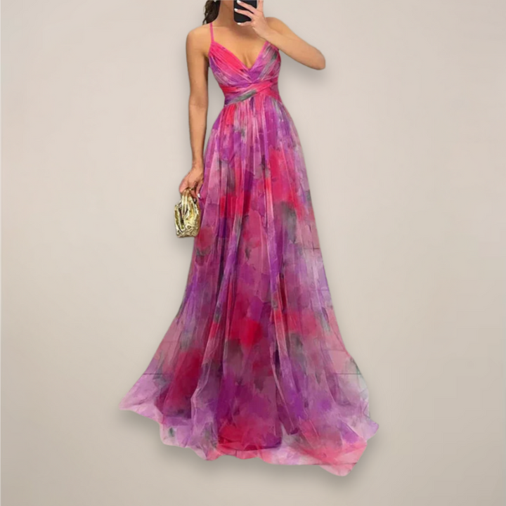Lena | Women's Floral Maxi Dress