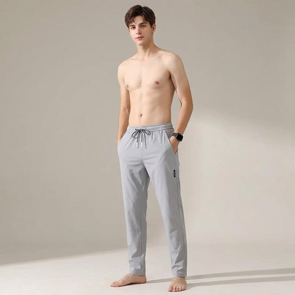 Men's Casual Knit Jogging Pants - Sporty Comfort