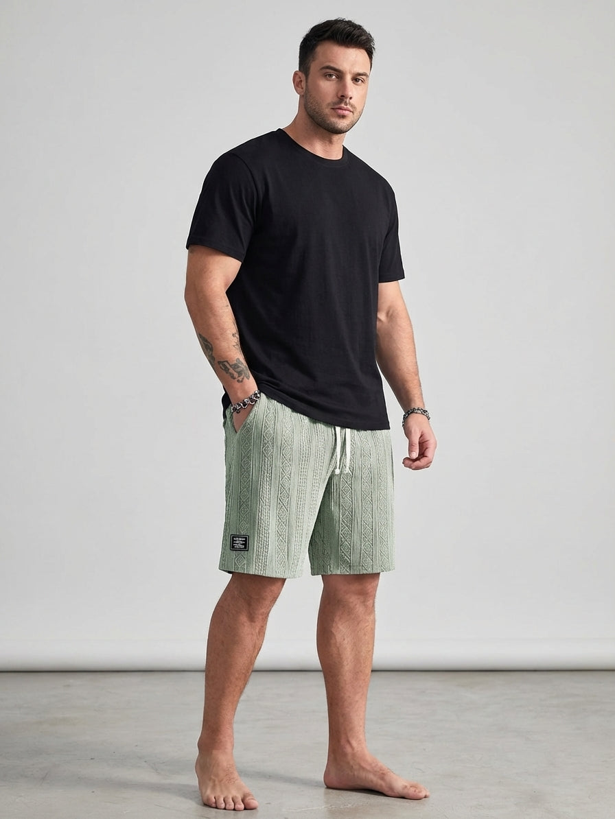 Men's Casual Knit Lounge Shorts - Comfortable Everyday Wear