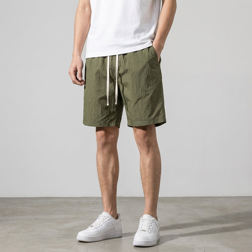 Men's Casual Cotton Cargo Shorts - Summer Outdoor Adventure