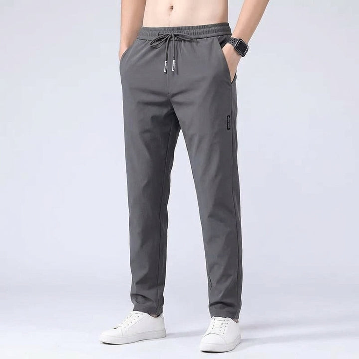 Men's Casual Knit Jogging Pants - Sporty Comfort