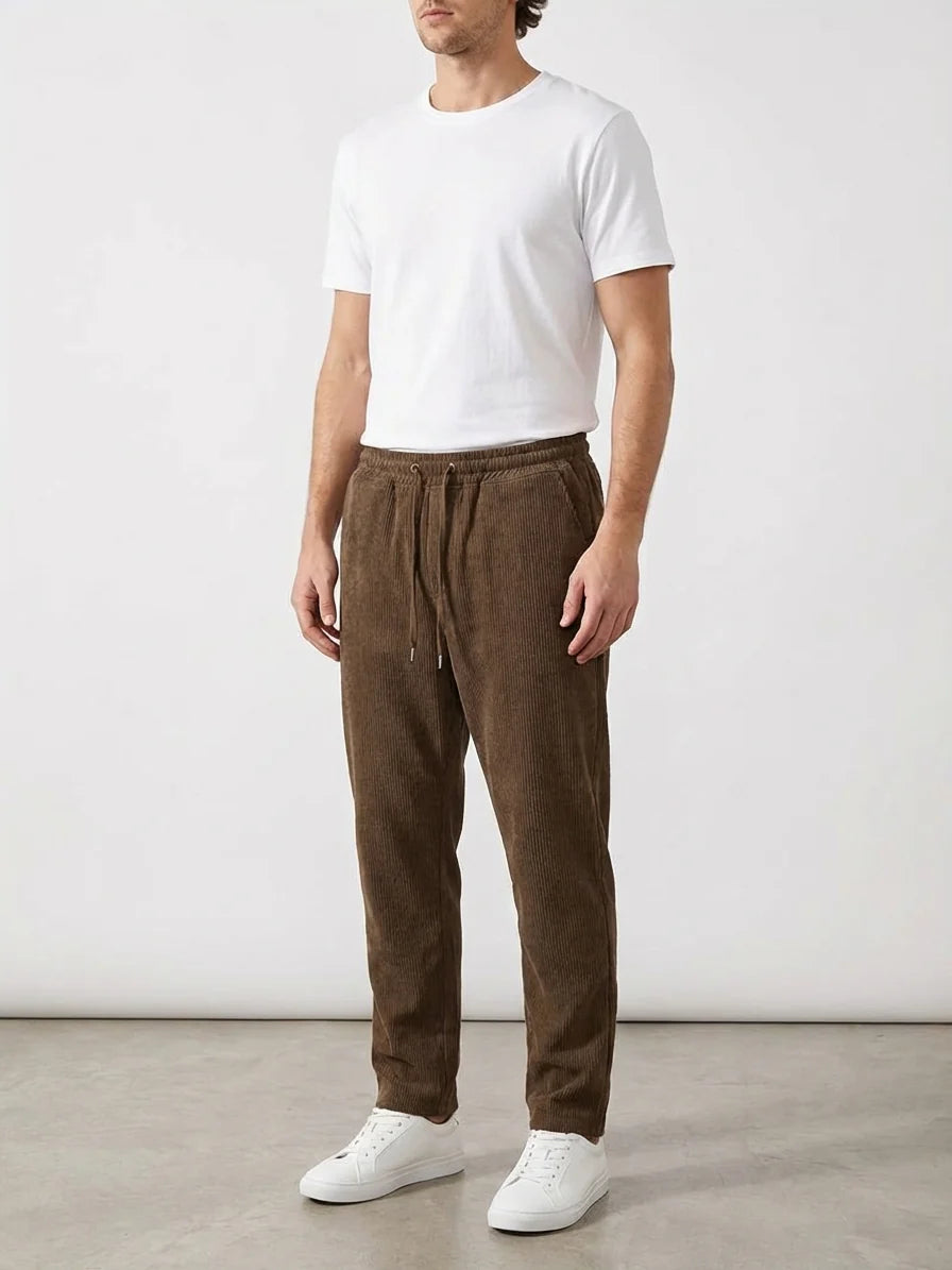 Men's Casual Corduroy Cargo Shorts - Summer Outdoor