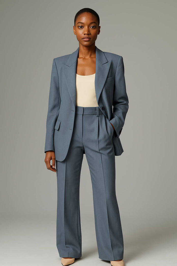 Sophia | Women's Tailored Blouse and Pants Set, Work