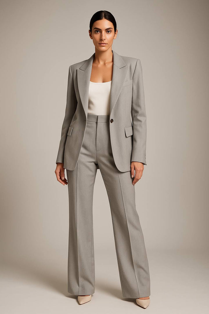 Sophia | Women's Tailored Blouse and Pants Set, Work