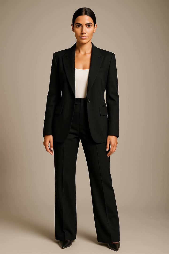 Sophia | Women's Tailored Blouse and Pants Set, Work