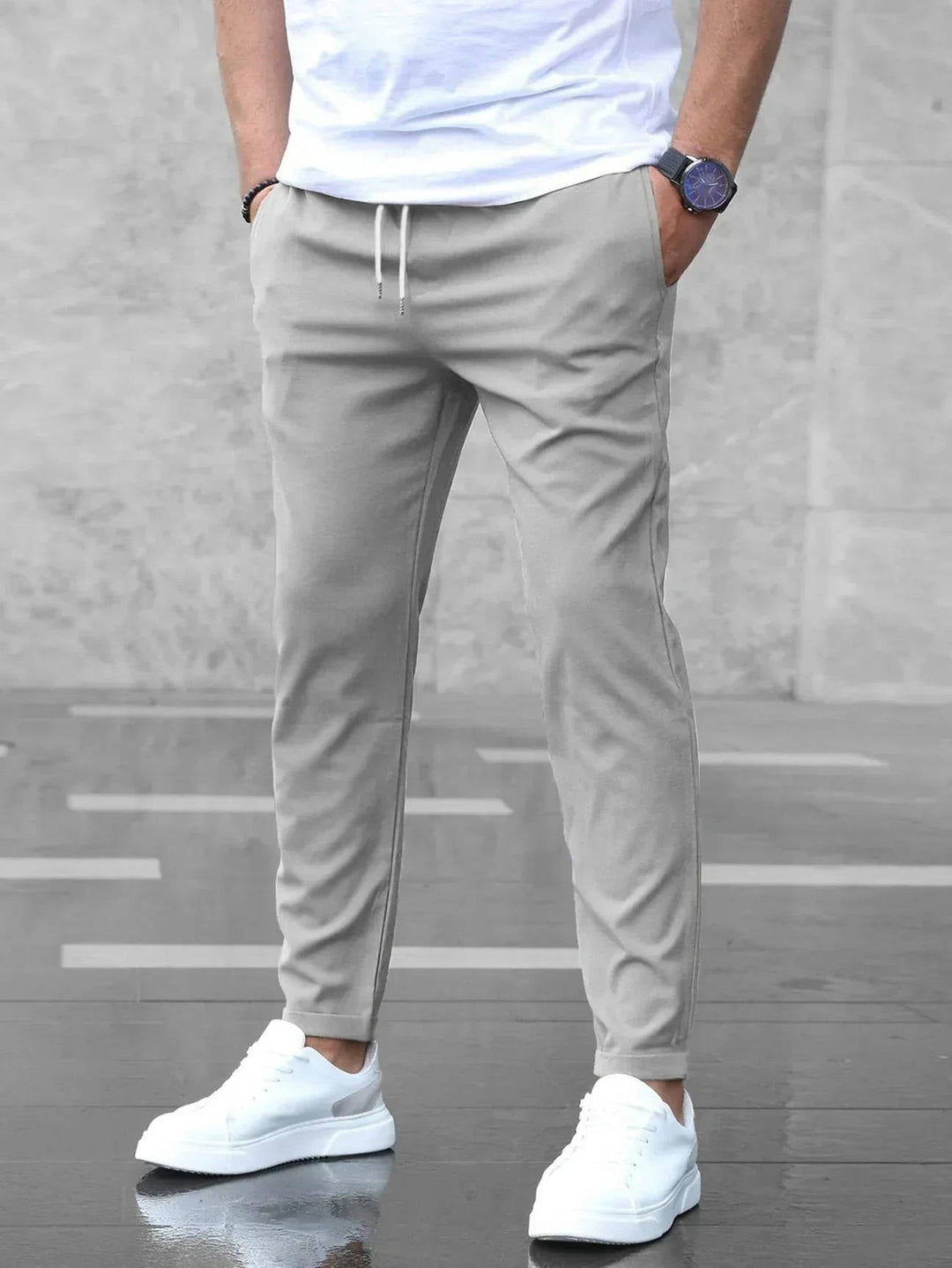 Men's Stretch Casual Pants - Flexible & Stylish