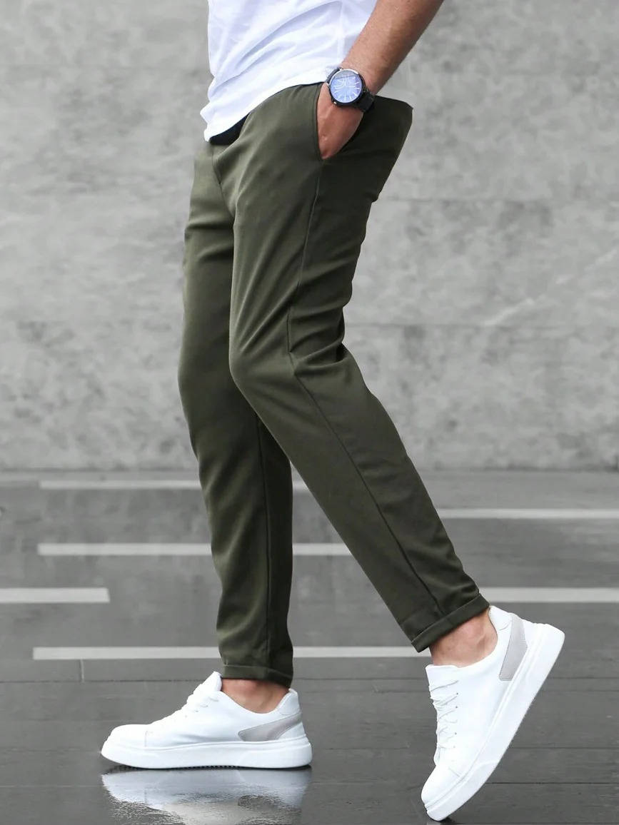 Men's Stretch Casual Pants - Flexible & Stylish