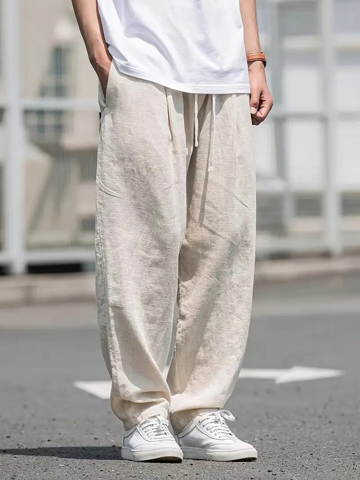 Men's Relaxed Fit Linen Pants