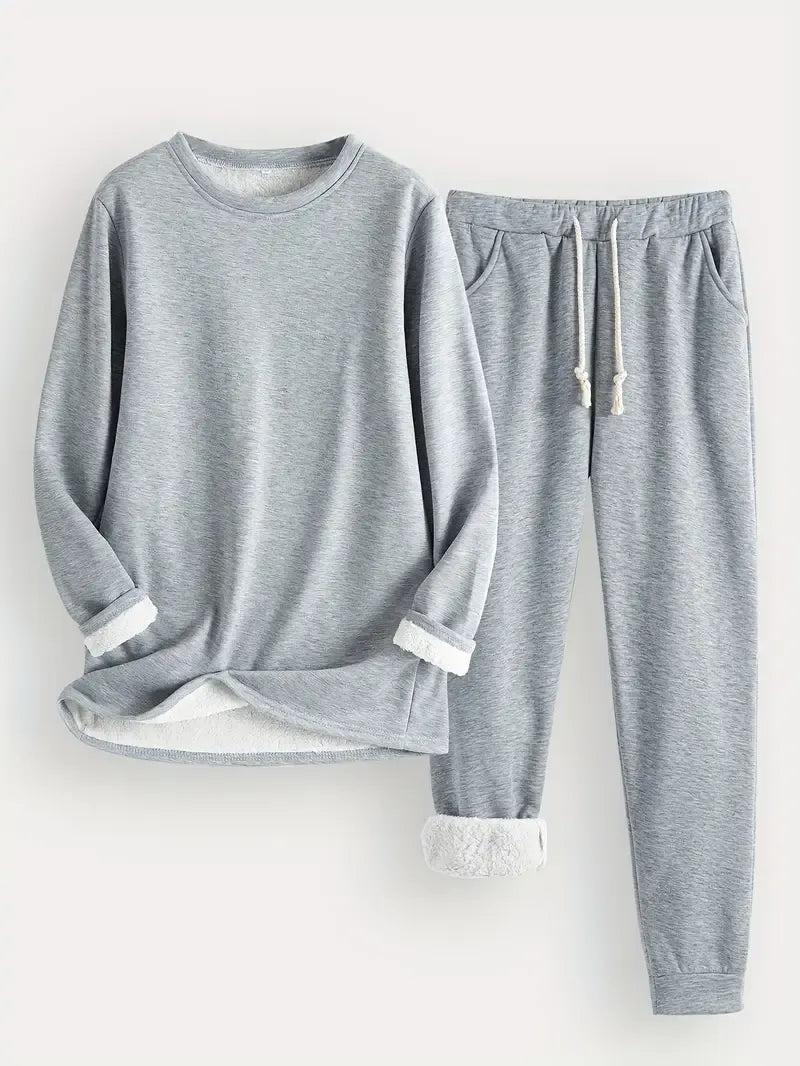 Emily | Women's Plush Thermal Set, Lounge