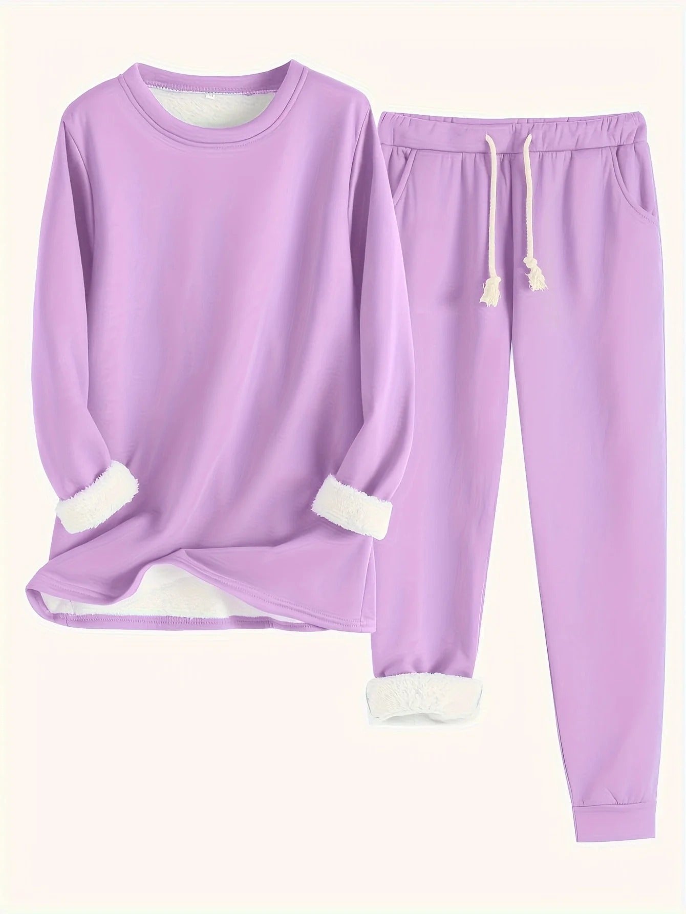 Emily | Women's Plush Thermal Set, Lounge