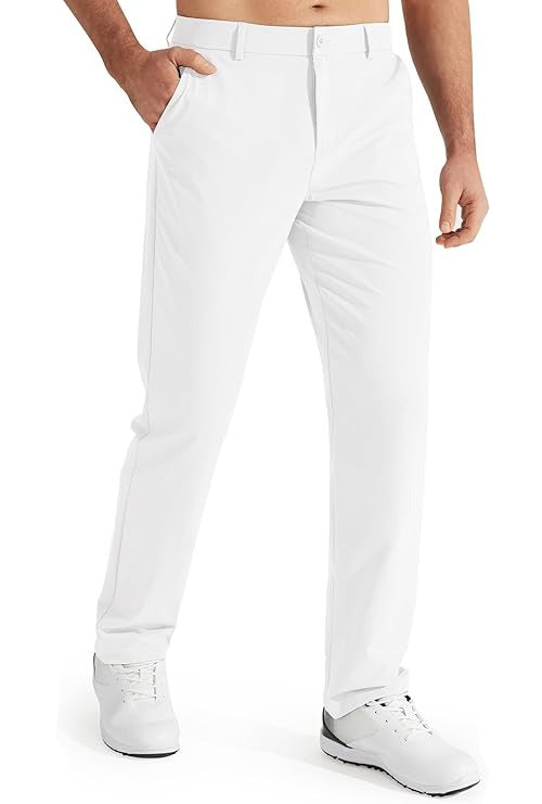 Men's Quick-Dry Stretch Golf Pants for Work and Dress