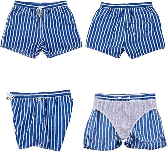 Men's Striped Swim Shorts