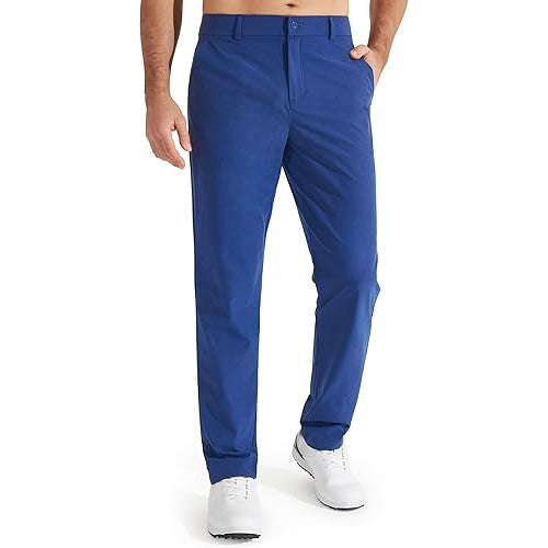 Men's Quick-Dry Stretch Golf Pants for Work and Dress