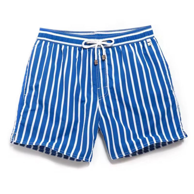 Men's Striped Swim Shorts