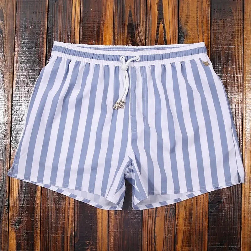 Men's Striped Swim Shorts