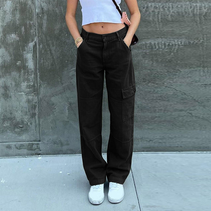 Emily | Women's Cotton Cargo Pants, Casual Everyday Wear