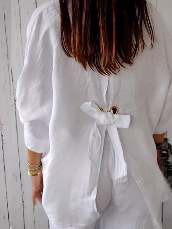 Reena | Women's Casual Relaxed Blouse, Everyday Wear