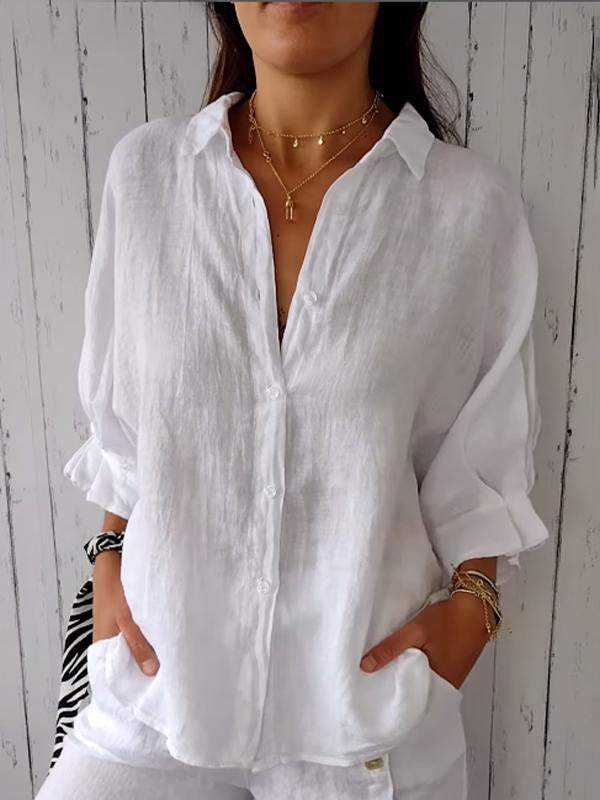 Reena | Women's Casual Relaxed Blouse, Everyday Wear