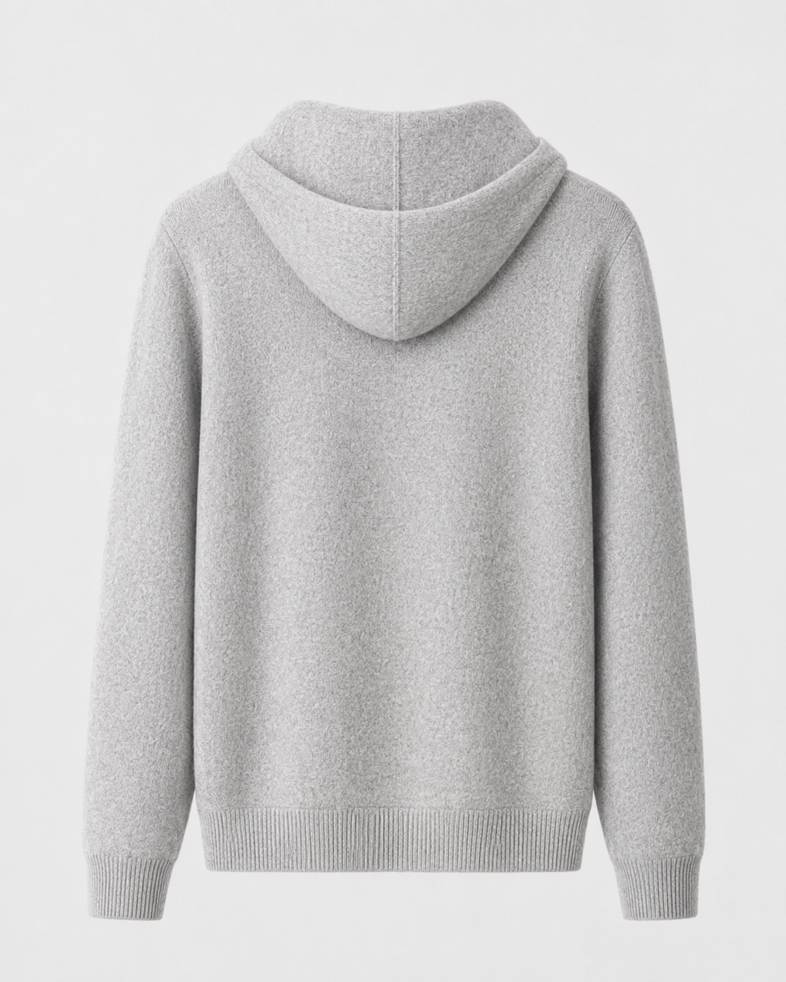 Men's Zip-Up Hoodie in Merino Wool