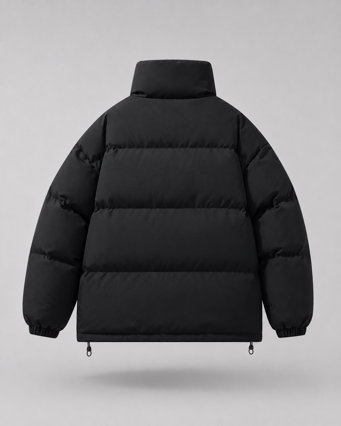 Men's Winter Oversized Puffer Jacket with Stand Collar