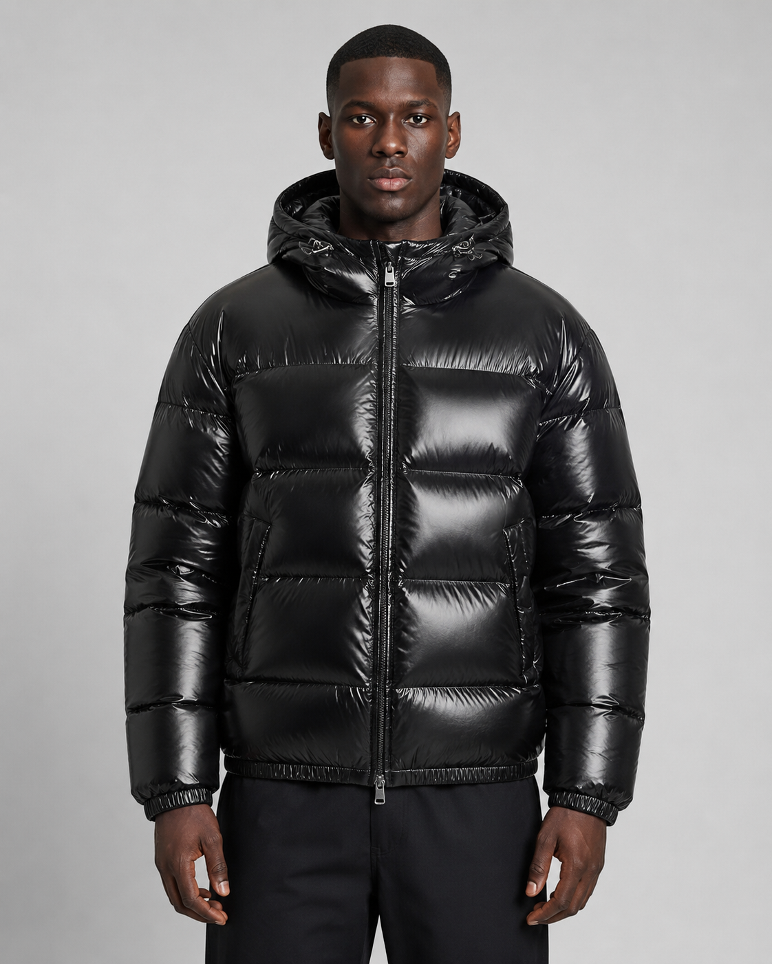 Men's Hooded Quilted Puffer Jacket