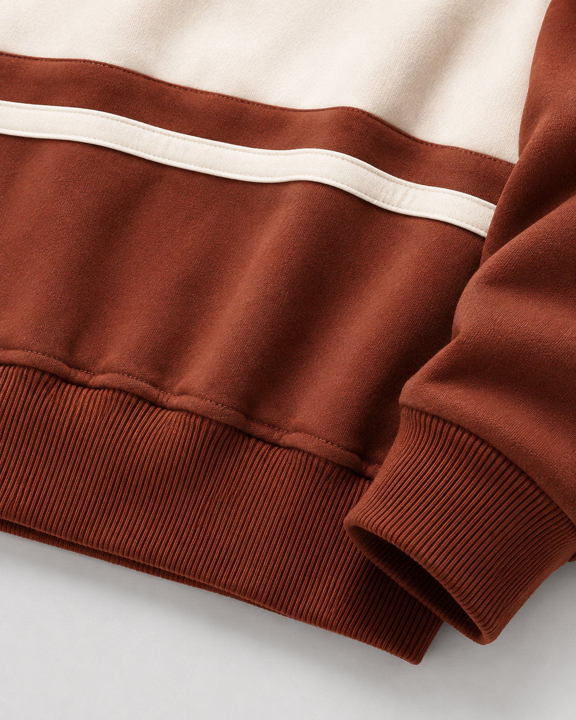 Men's Color Block Rugby Polo Sweater - Long Sleeve Relaxed Fit