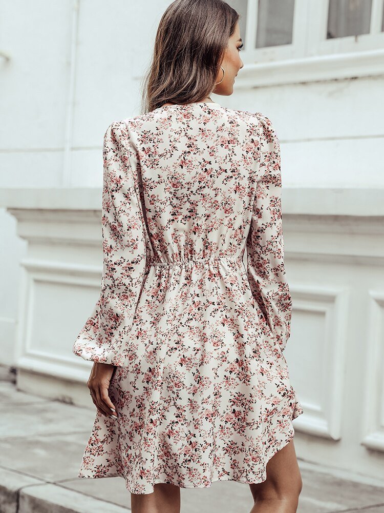 Lieselotte | Women's Floral Mini Dress, Spring/Summer
