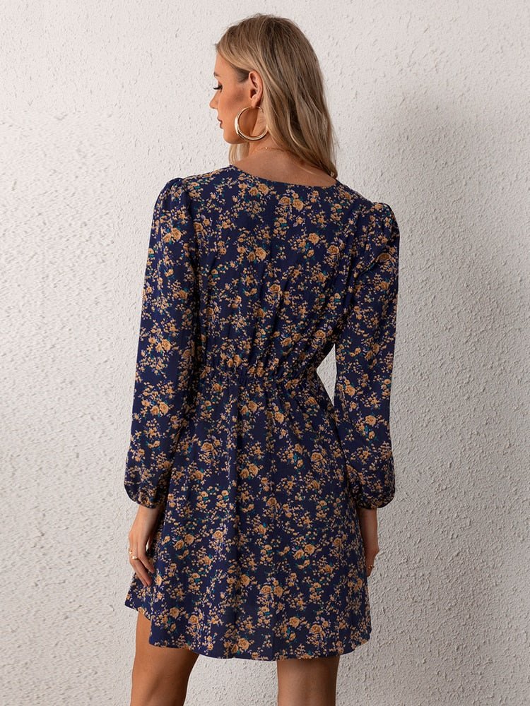 Lieselotte | Women's Floral Mini Dress, Spring/Summer