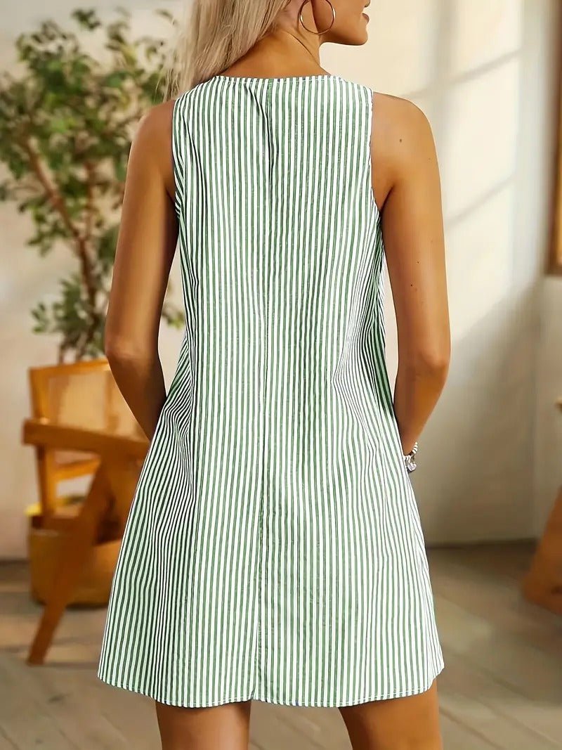 Serafina | Women's Striped Mini Dress, Casual