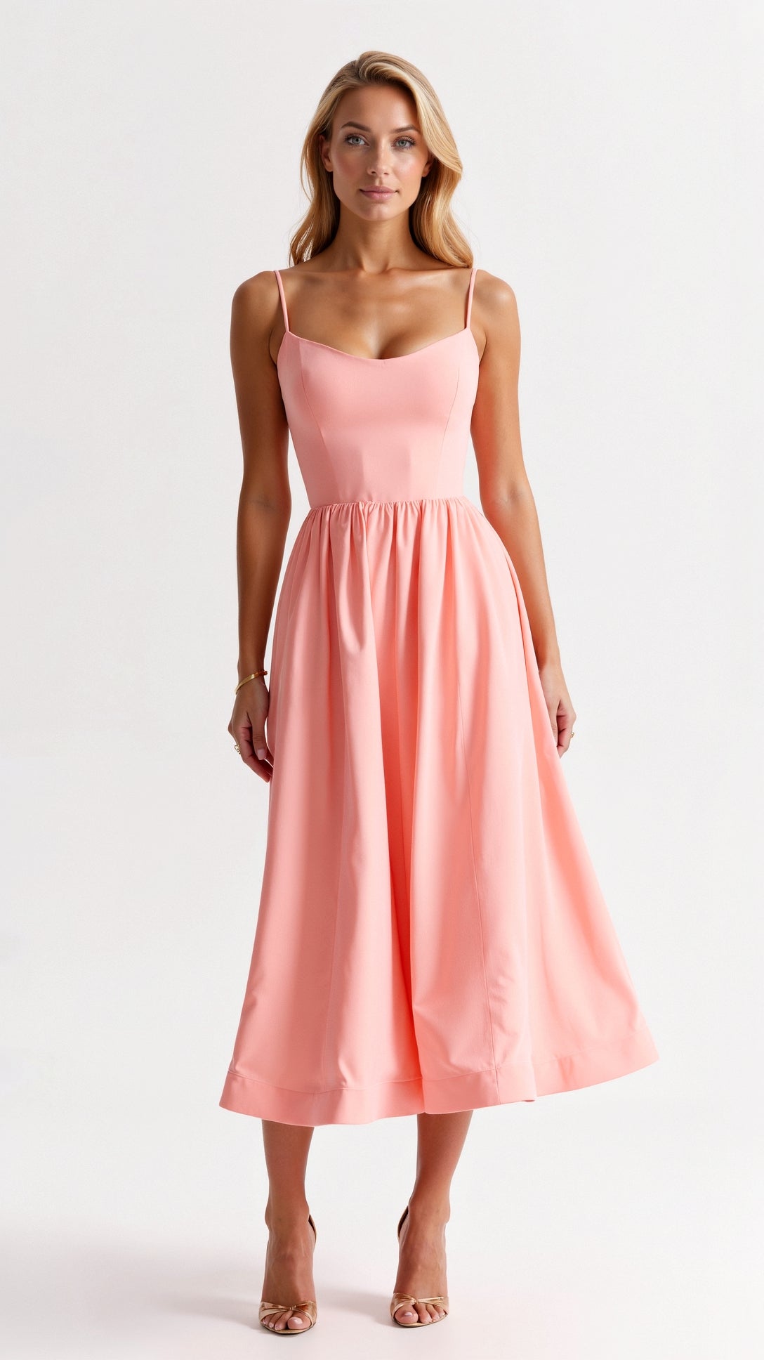 Tamara | Women's Flowing Midi Dress, Casual