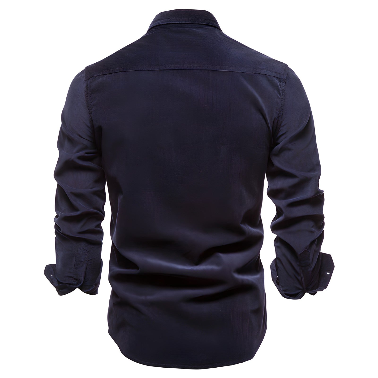 Men's Casual Cotton Button-Up Shirt - Everyday Wear
