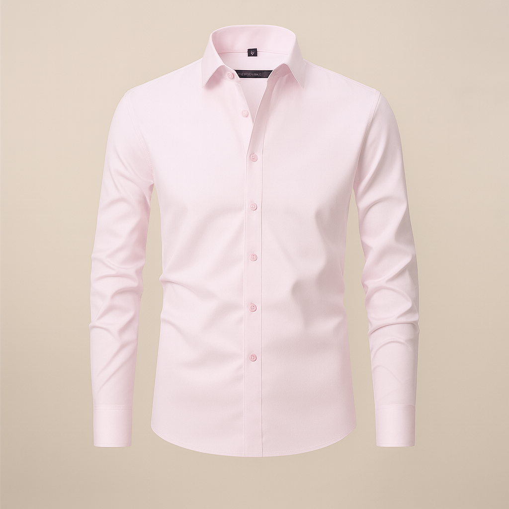 Men's Classic Fit Long Sleeve Shirt - Lightweight Breathable